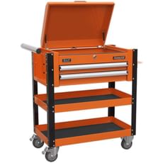 Sealey 2 Drawer Heavy Duty Mobile Tool and Parts Trolley