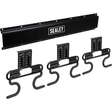 Sealey APH Wall Mount Storage Rail and Double S Hooks Kit