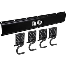 Sealey APH Wall Mount Storage Rail and S Prong Hooks Kit
