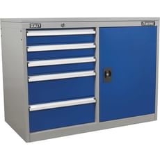Sealey Premier Industrial Cabinet and Locker 5 Drawer