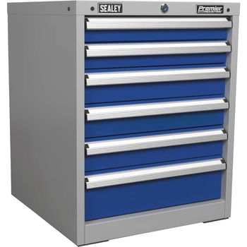 Sealey Premier Industrial Workstation Cabinet 6 Drawer