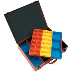 Sealey 27 Compartment Metal Organiser Case