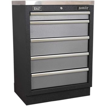 Sealey Superline Pro Modular Cabinet 5 Drawer MSS System