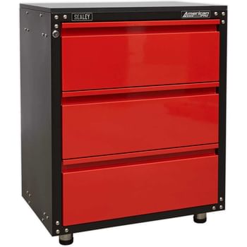 Sealey American Pro Modular 3 Drawer Cabinet and Worktop