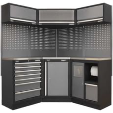 Sealey Superline Pro MSS Stainless Steel Worktop Corner Storage Combo