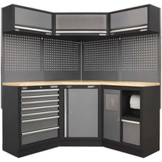 Sealey Superline Pro MSS Wood Worktop Corner Storage System