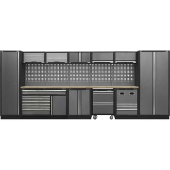 Sealey Superline Pro MSS Wood Worktop Storage Combo