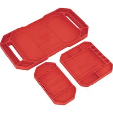 Sealey 3 Piece Non Slip Flexible Tool Tray Set