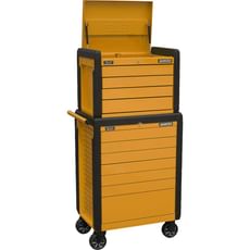 Sealey 11 Drawer Push To Open Roller Cabinet and Chest Combo
