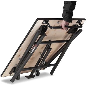 Armorgard Tuffbench Heavy Duty Folding Steel Workbench with Wheel Kit