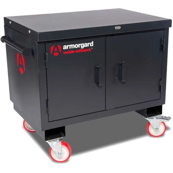 Armorgard Mobile Tuffbench Secure Cabinet and Workbench