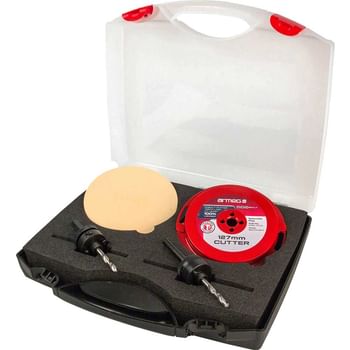 Armeg 127mm Diameter Complete Solid Board Cutter Set