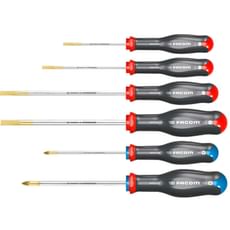 Facom Protwist 6 Piece Slotted and Pozi Screwdriver Set