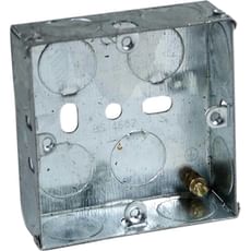 Axiom Electrical Single Socket Metal Back Box