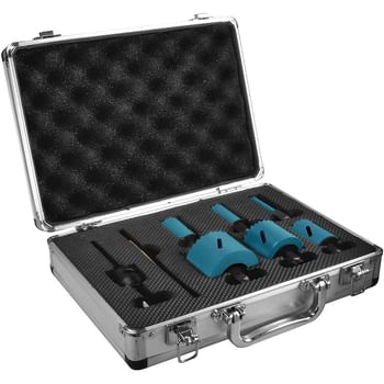 Makita 7 Piece Plumbers Ezychange HSS Bi Metal Hole Saw Set