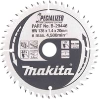 Makita SPECIALIZED Laminate Cutting Saw Blade