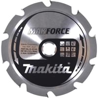 Makita MAKFORCE Circular Saw Blade for Wood Cutting
