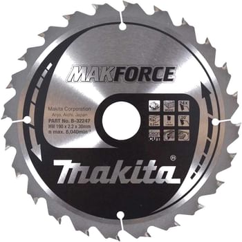 Makita MAKFORCE Circular Saw Blade for Wood Cutting