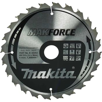 Makita MAKFORCE Circular Saw Blade for Wood Cutting
