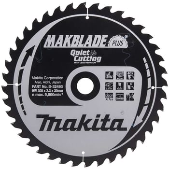 Makita MAKBLADE PLUS Circular Mitre Saw Blade for Wood Makita MAKBLADE PLUS Circular Mitre Saw Blade for Wood
