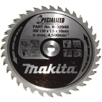 Makita SPECIALIZED Cordless Circular Saw Blade for Wood Cutting