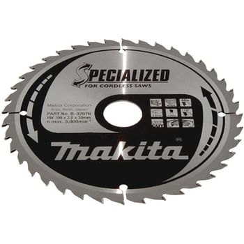 Makita SPECIALIZED Cordless Circular Saw Blade for Wood Cutting