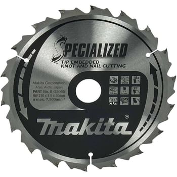 Makita SPECIALIZED Circular Saw Blade for Knot and Nail Cutting