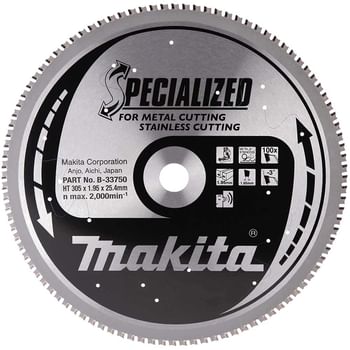 Makita SPECIALIZED Circular Saw Blade for Stainless Steel Cutting Makita SPECIALIZED Circular Saw Blade for Stainless Steel Cutting