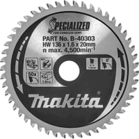 Makita SPECIALIZED Circular Saw Blade for Aluminium Cutting