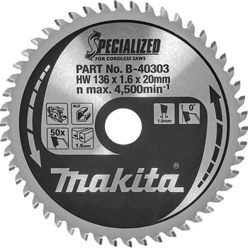 Makita SPECIALIZED Circular Saw Blade for Aluminium Cutting