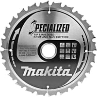 Makita SPECIALIZED Knot and Nail Cutting Saw Blade
