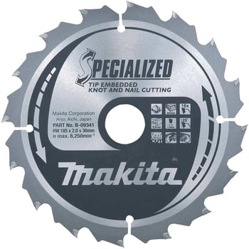 Makita SPECIALIZED Circular Saw Blade for Knot and Nail Cutting