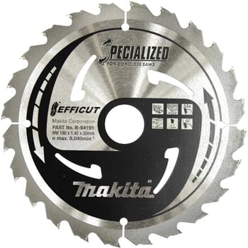 Makita SPECIALIZED Efficut Circular Saw Blade for Wood Cutting