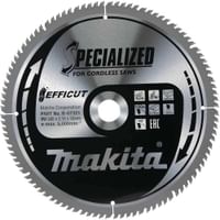 Makita SPECIALIZED Efficut Circular Saw Blade for Wood Cutting Makita SPECIALIZED Efficut Circular Saw Blade for Wood Cutting