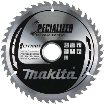 Makita SPECIALIZED Efficut Circular Saw Blade for Wood Cutting