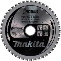 Makita SPECIALIZED Efficut Circular Saw Blade for Stainless Steel