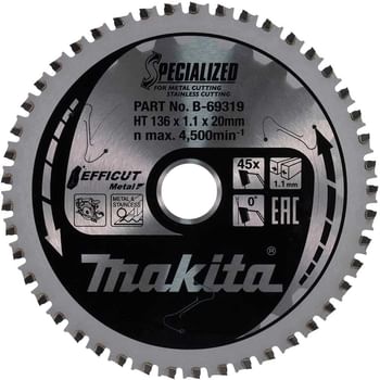 Makita SPECIALIZED Efficut Circular Saw Blade for Stainless Steel