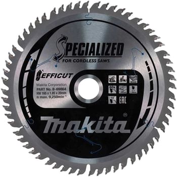 Makita SPECIALIZED Efficut Circular Saw Blade for Wood Cutting