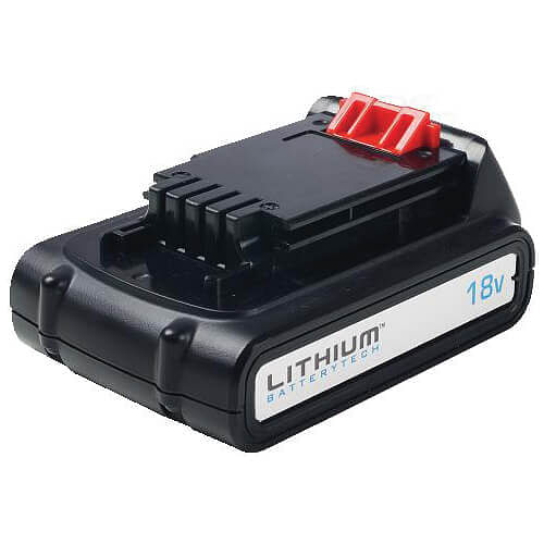 Black & decker 18v best sale rechargeable battery