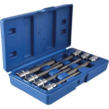 BlueSpot 7 Piece 3/8" Drive Long Hexagon Socket Bit Metric