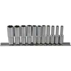 BlueSpot 11 Piece 1/4" Drive Deep Hex Socket Set Metric BlueSpot 11 Piece 1/4" Drive Deep Hex Socket Set Metric