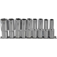 BlueSpot 9 Piece 1/2" Drive Deep Hex Socket Set Metric BlueSpot 9 Piece 1/2" Drive Deep Hex Socket Set Metric