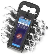 BlueSpot 10 Piece Midget Combination Spanner Set Metric BlueSpot 10 Piece Midget Combination Spanner Set Metric