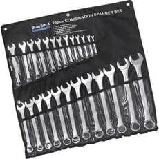 BlueSpot 25 Piece Combination Spanner Set Metric 