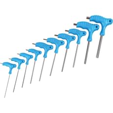 BlueSpot 10 Piece T Handle Hex Key Set and Storage Rack BlueSpot 10 Piece T Handle Hex Key Set and Storage Rack