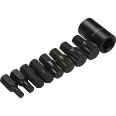 Bluespot 9 Piece 1/2" Drive Impact Spline Socket Bit Set