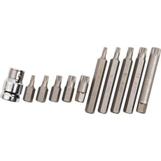 BlueSpot 11 Piece Spline Bit Set and 1/2" Drive Screwdriver Bit Holder BlueSpot 11 Piece Spline Bit Set and 1/2" Drive Screwdriver Bit Holder