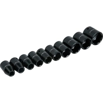 BlueSpot 10 Piece 1/2" Drive Impact Socket Set Metric