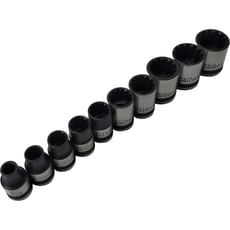 BlueSpot 10 Piece 3/8" Drive Spline Socket Set BlueSpot 10 Piece 3/8" Drive Spline Socket Set