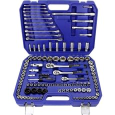 Bluespot 120 Piece Combination Drive Socket and Spanner Set Bluespot 120 Piece Combination Drive Socket and Spanner Set